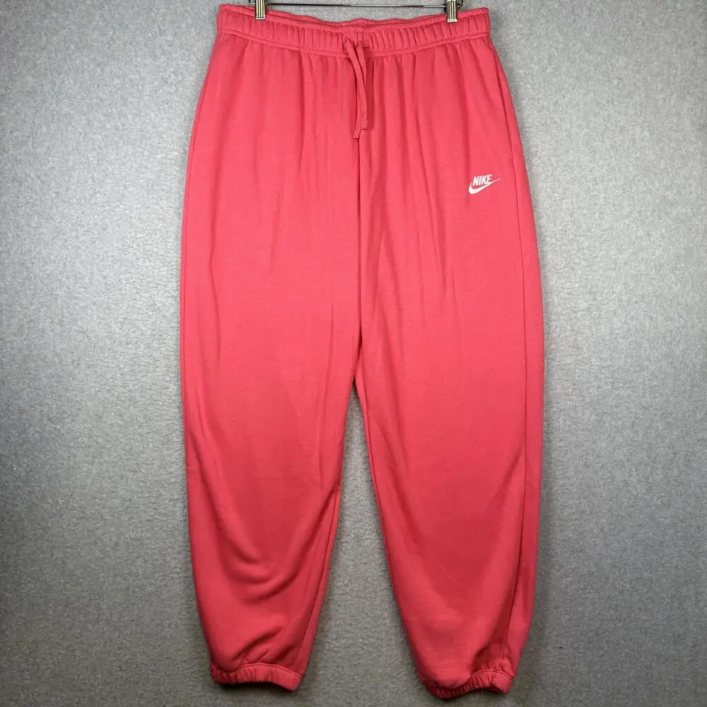 Nike Sportswear Club Fleece womens Jogger Ribbed Cuffs BV2737-657 PINK L Unisex